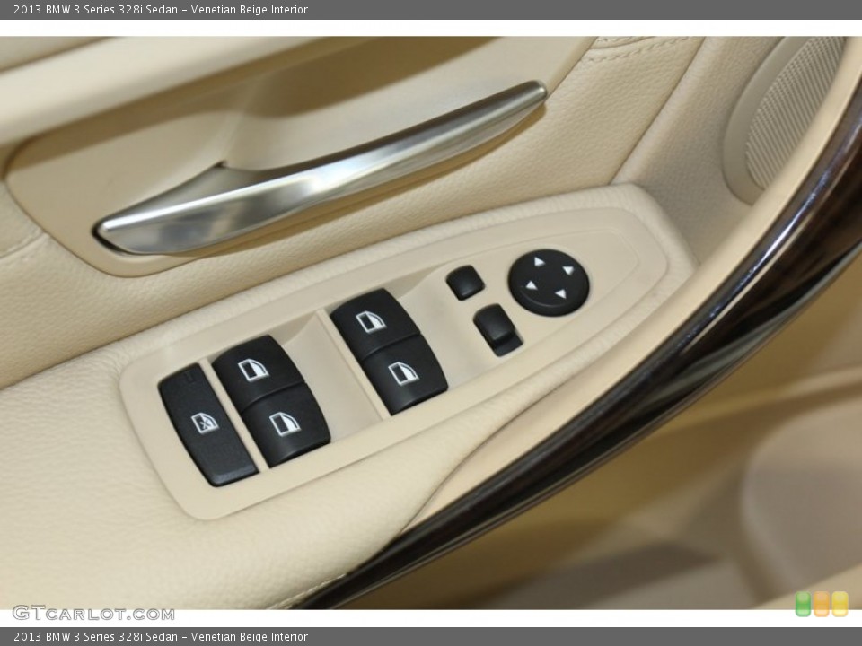 Venetian Beige Interior Controls for the 2013 BMW 3 Series 328i Sedan #79148162