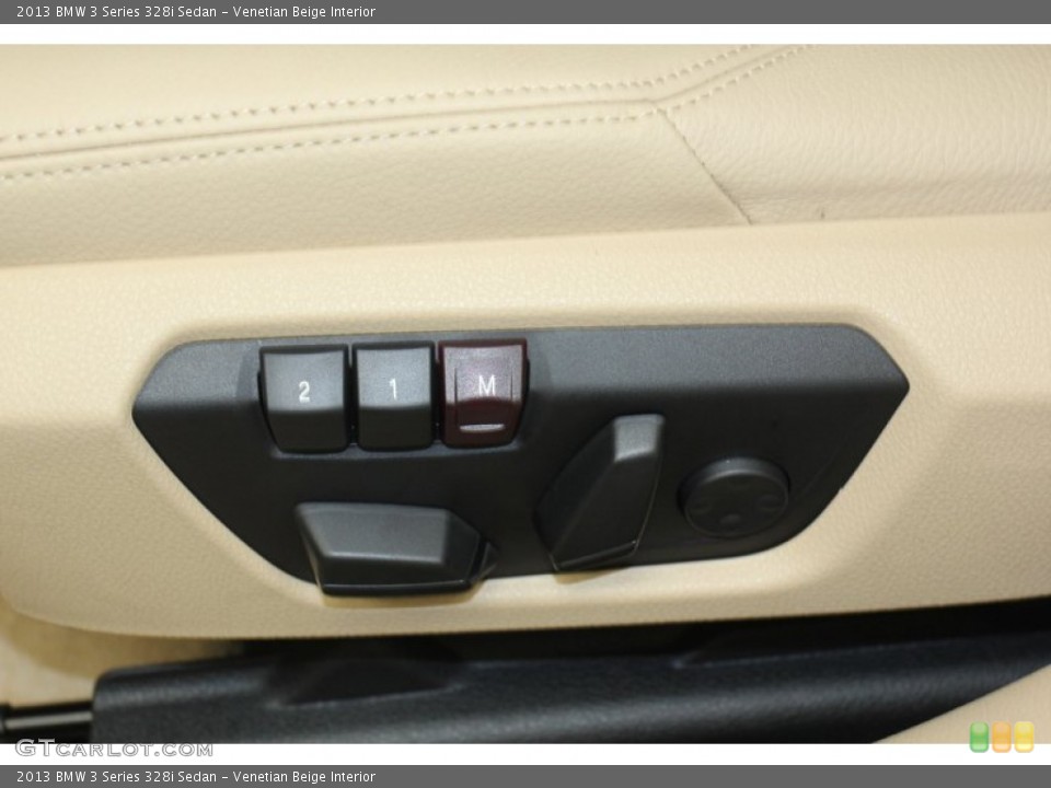 Venetian Beige Interior Controls for the 2013 BMW 3 Series 328i Sedan #79148171