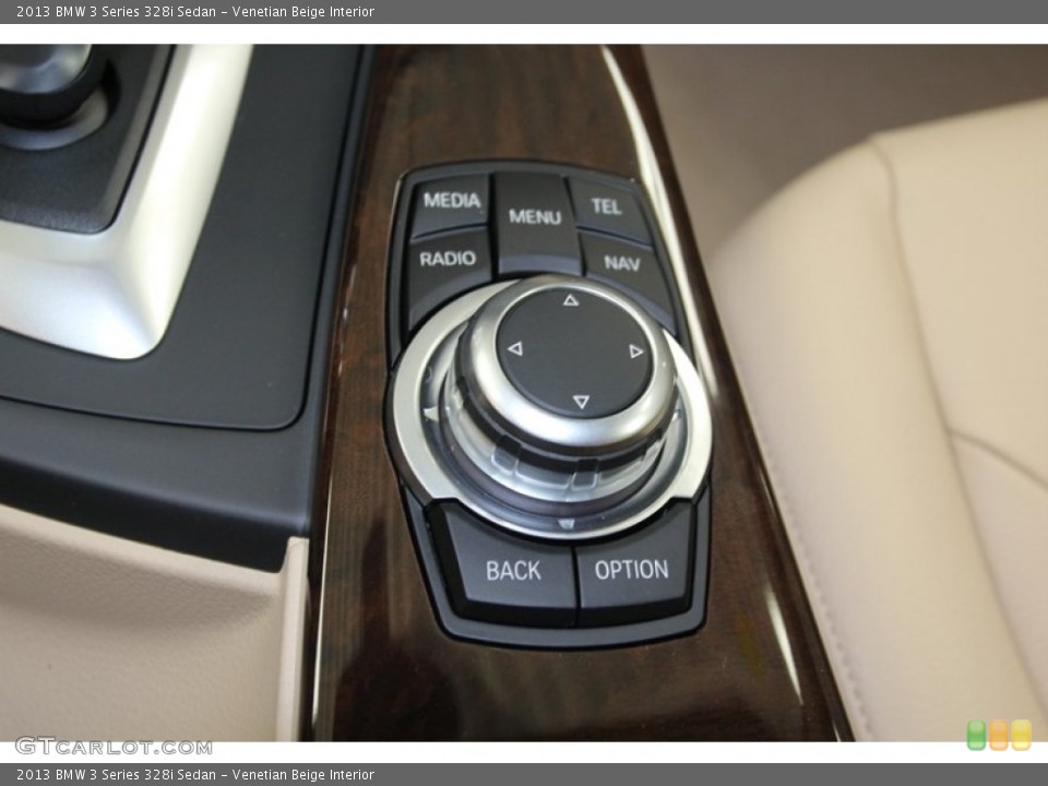 Venetian Beige Interior Controls for the 2013 BMW 3 Series 328i Sedan #79148213