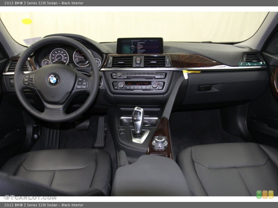 Black Interior Dashboard for the 2013 BMW 3 Series 328i Sedan #79148864