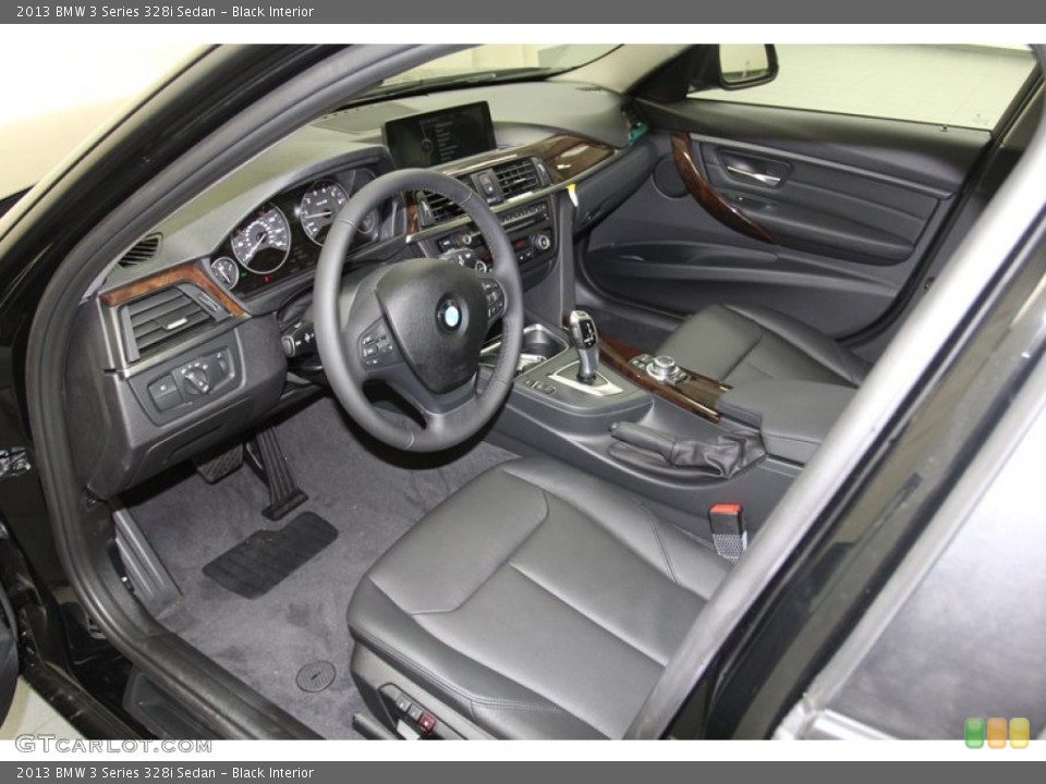 Black Interior Prime Interior for the 2013 BMW 3 Series 328i Sedan #79148906