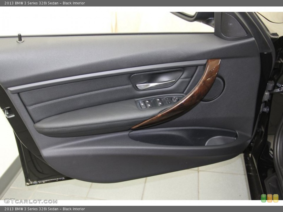 Black Interior Door Panel for the 2013 BMW 3 Series 328i Sedan #79148918