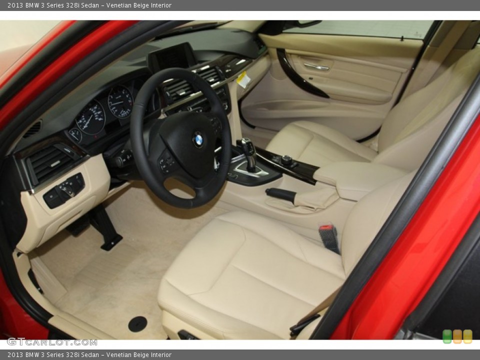 Venetian Beige Interior Prime Interior for the 2013 BMW 3 Series 328i Sedan #79149658