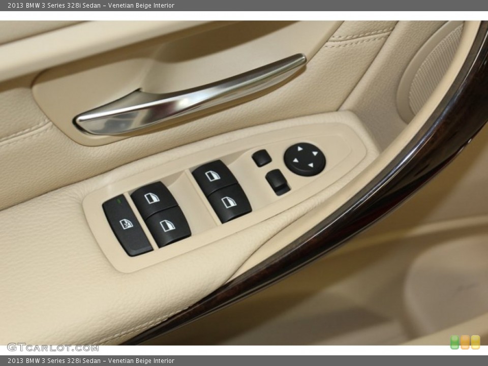 Venetian Beige Interior Controls for the 2013 BMW 3 Series 328i Sedan #79149678