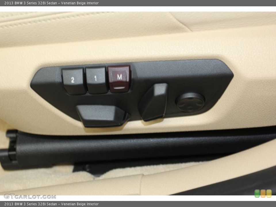 Venetian Beige Interior Controls for the 2013 BMW 3 Series 328i Sedan #79149682