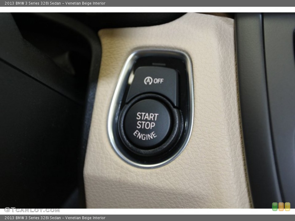 Venetian Beige Interior Controls for the 2013 BMW 3 Series 328i Sedan #79149723