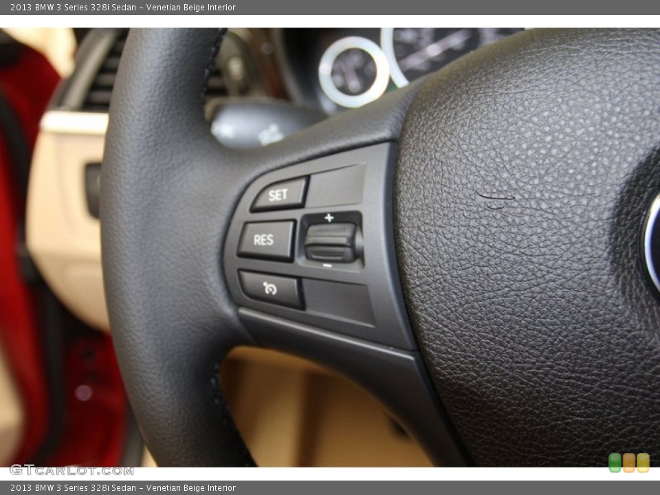 Venetian Beige Interior Controls for the 2013 BMW 3 Series 328i Sedan #79149735
