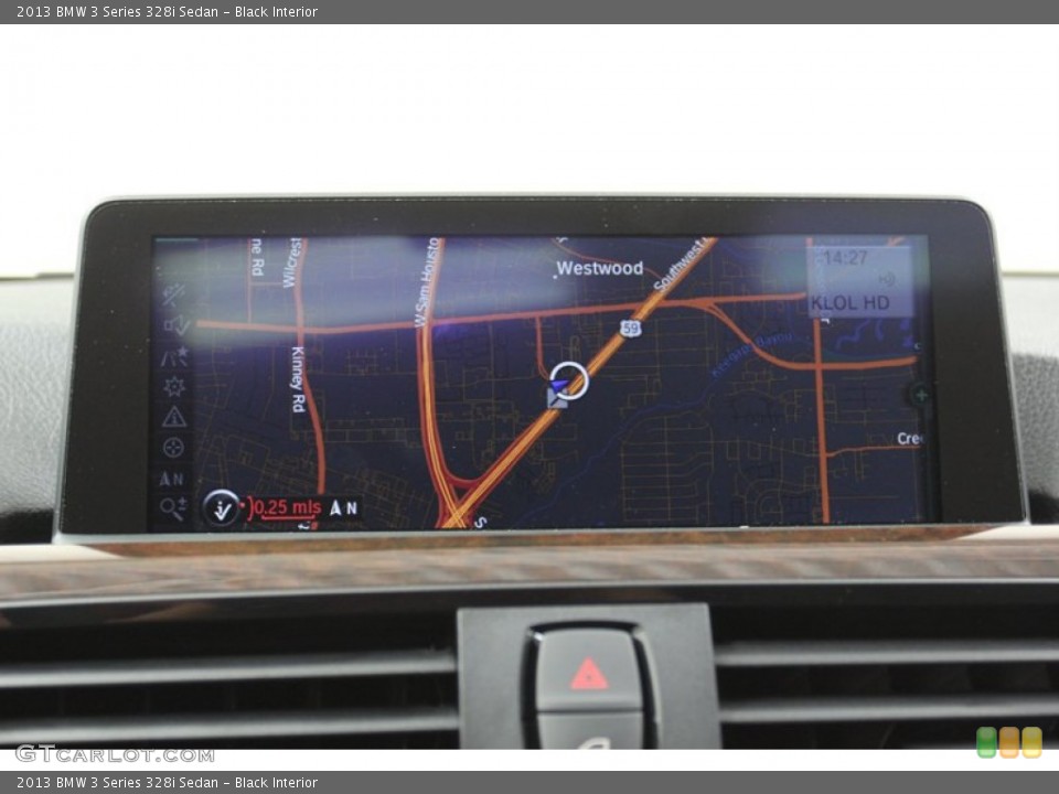 Black Interior Navigation for the 2013 BMW 3 Series 328i Sedan #79150261