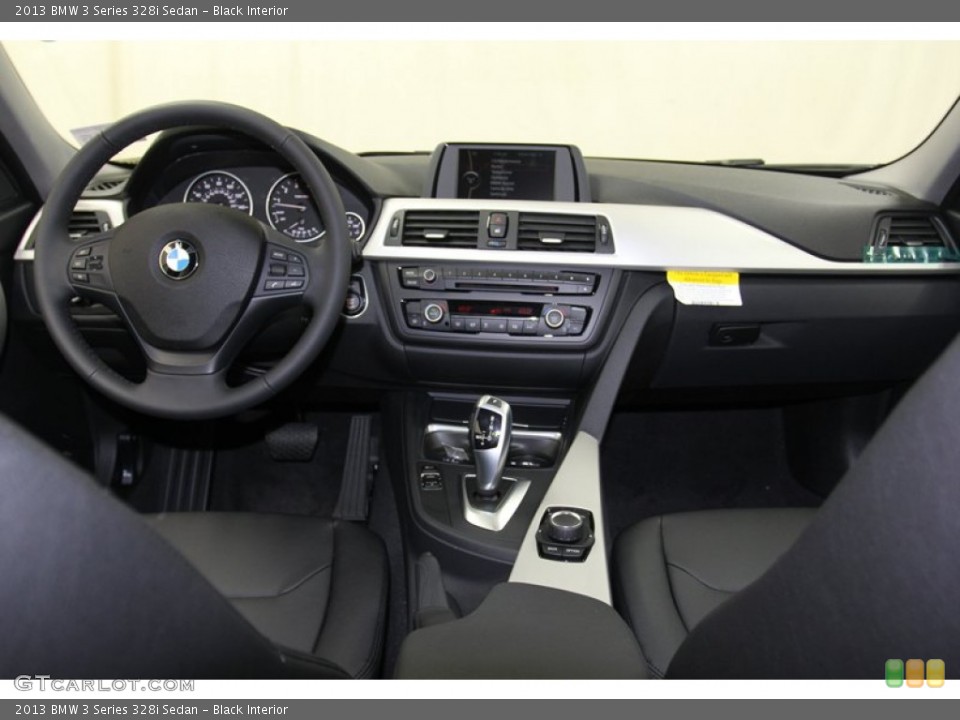 Black Interior Dashboard for the 2013 BMW 3 Series 328i Sedan #79150315