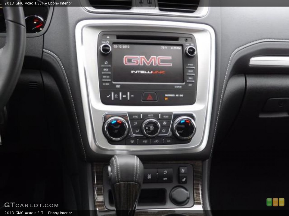 Ebony Interior Controls for the 2013 GMC Acadia SLT #79150618