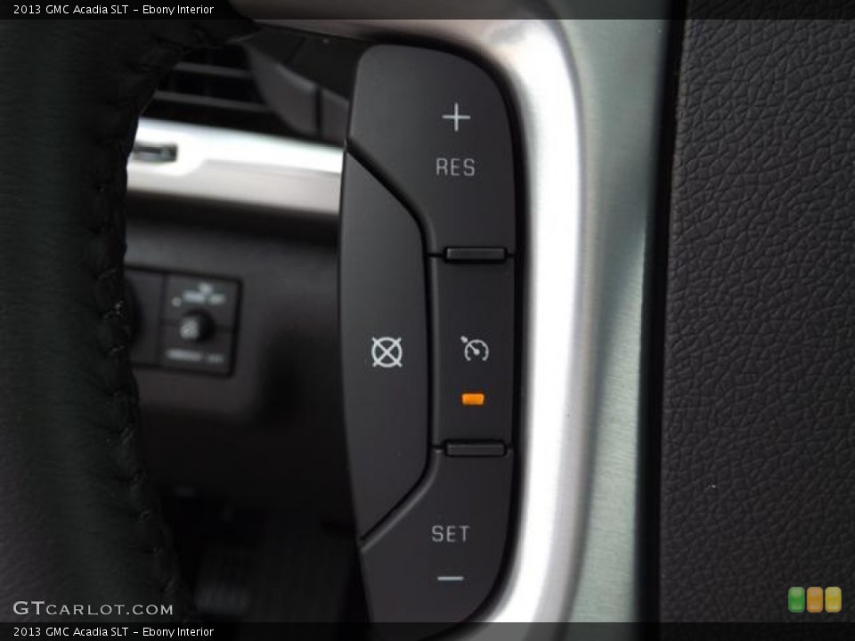 Ebony Interior Controls for the 2013 GMC Acadia SLT #79150627