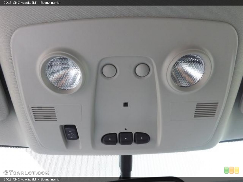 Ebony Interior Controls for the 2013 GMC Acadia SLT #79150636