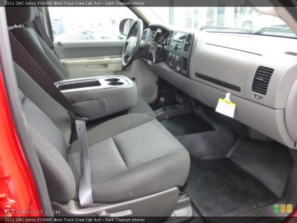 Dark Titanium Interior Photo for the 2011 GMC Sierra 3500HD Work Truck Crew Cab 4x4 #79151436