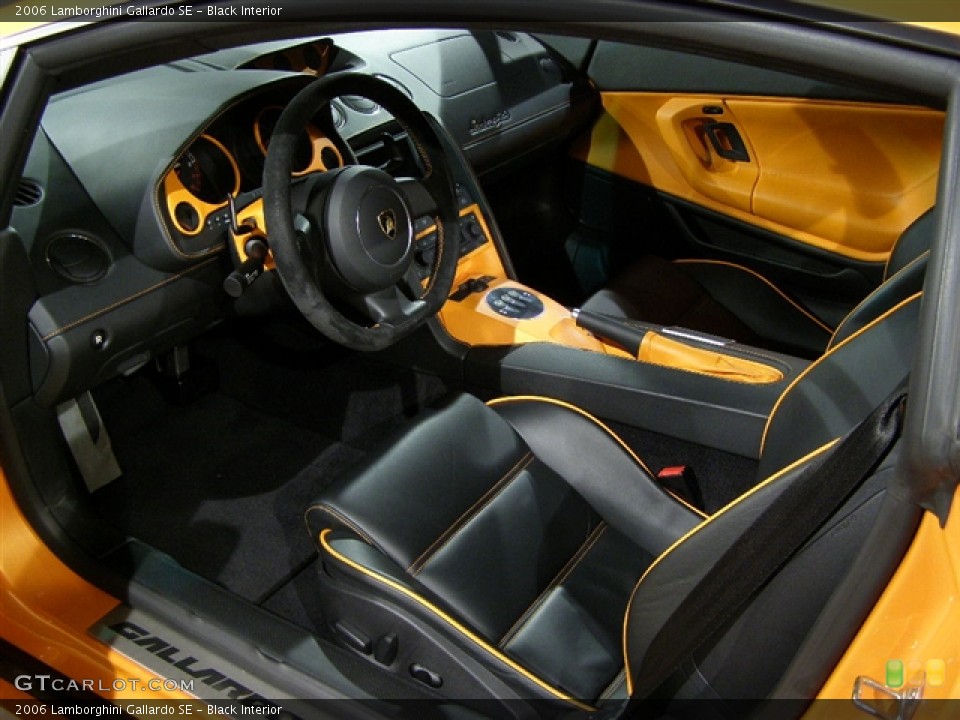 Black Interior Prime Interior for the 2006 Lamborghini Gallardo SE #79152