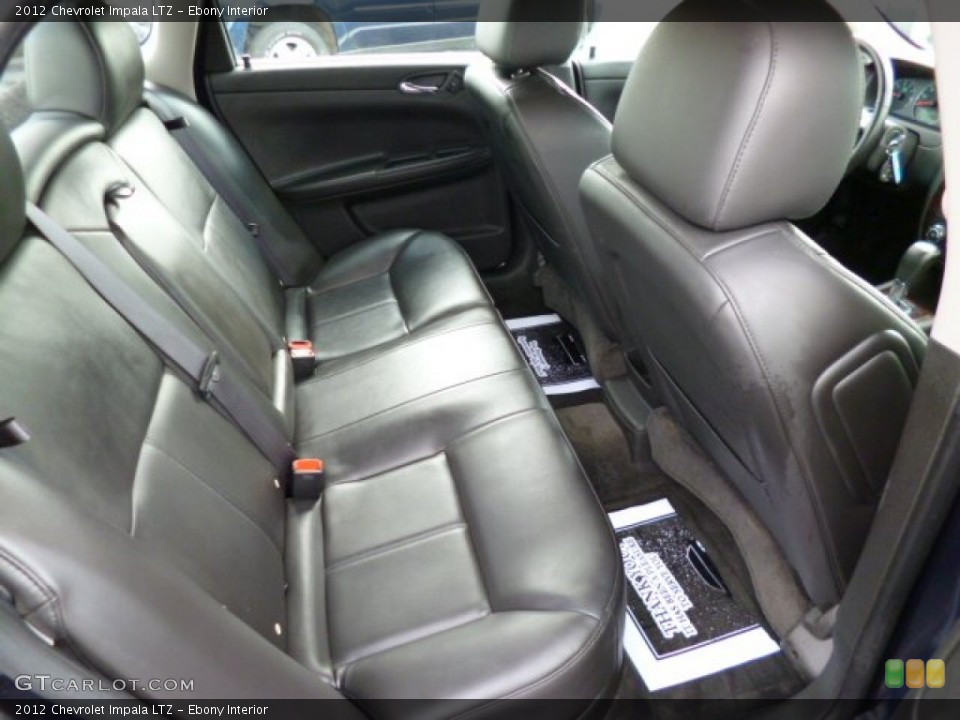 Ebony Interior Rear Seat for the 2012 Chevrolet Impala LTZ #79154094