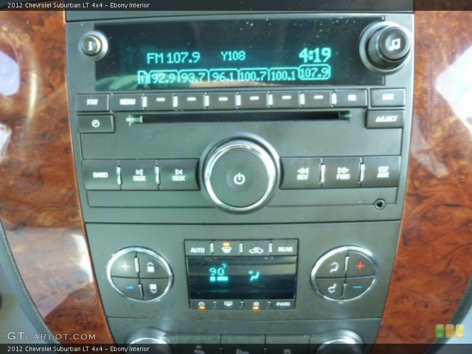 Ebony Interior Controls for the 2012 Chevrolet Suburban LT 4x4 #79154684