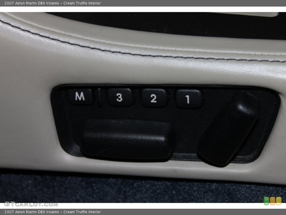 Cream Truffle Interior Controls for the 2007 Aston Martin DB9 Volante #79156293