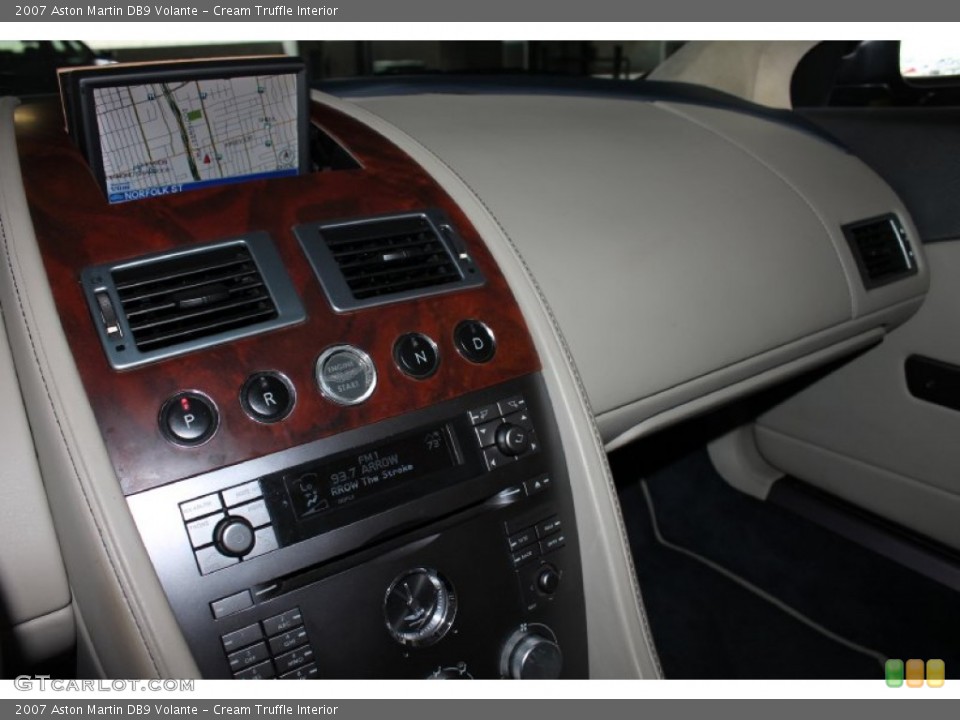 Cream Truffle Interior Controls for the 2007 Aston Martin DB9 Volante #79156299