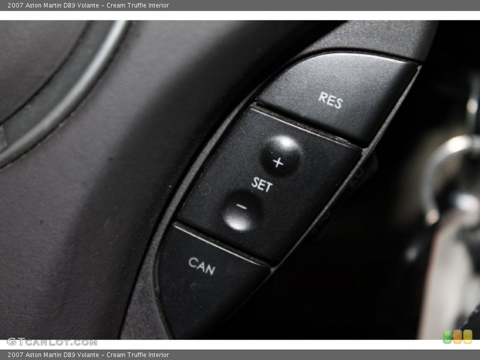 Cream Truffle Interior Controls for the 2007 Aston Martin DB9 Volante #79156350