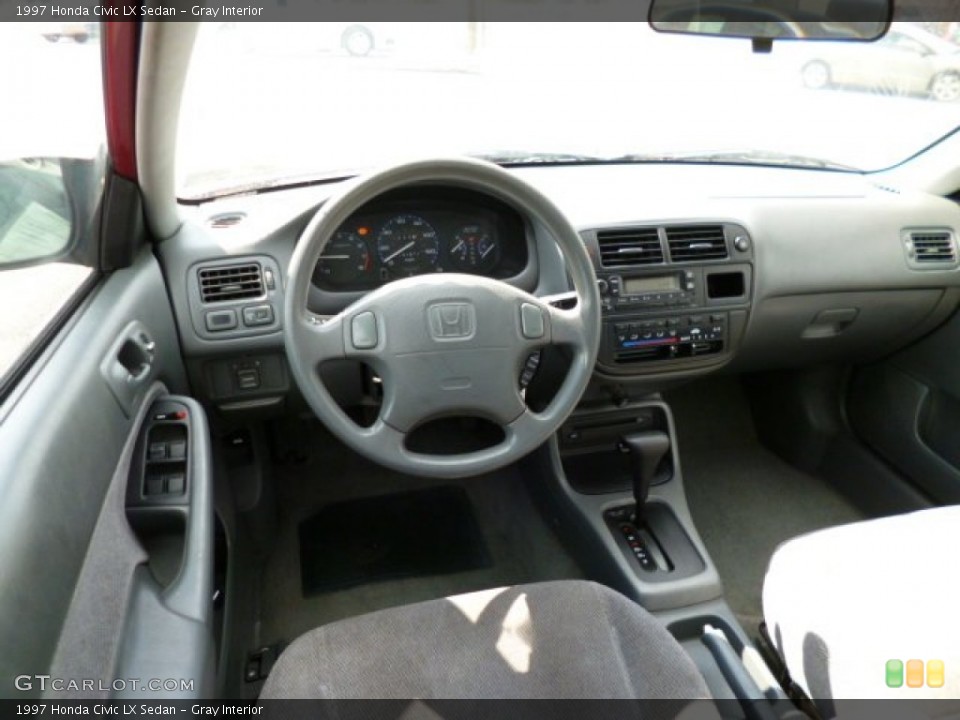 Gray Interior Dashboard for the 1997 Honda Civic LX Sedan #79156704