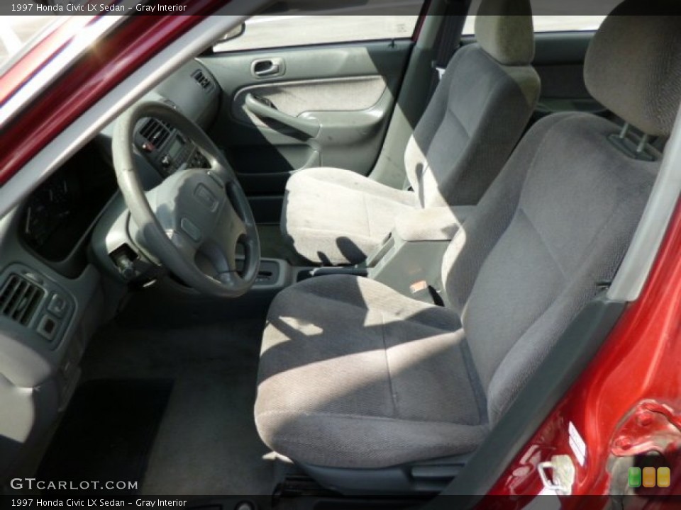 Gray Interior Photo for the 1997 Honda Civic LX Sedan #79156710