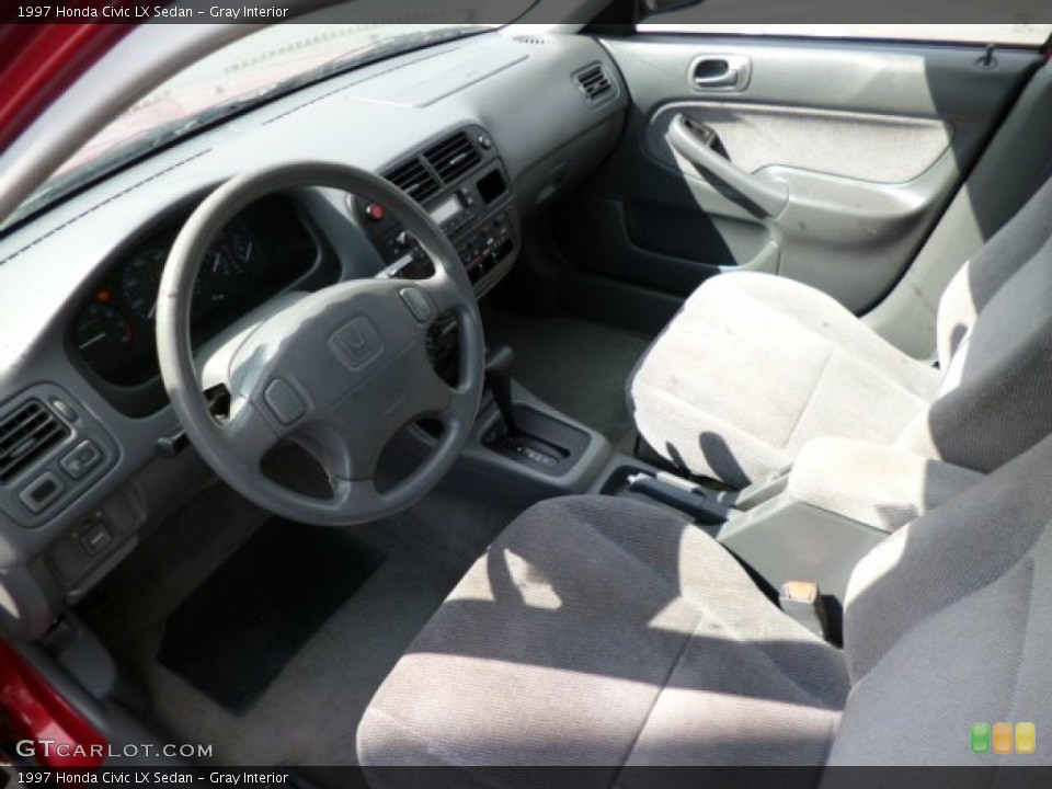 Gray 1997 Honda Civic Interiors
