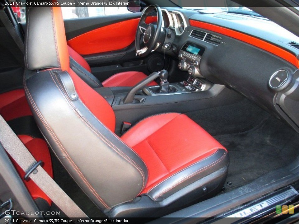 Inferno Orange/Black Interior Photo for the 2011 Chevrolet Camaro SS/RS Coupe #79156719