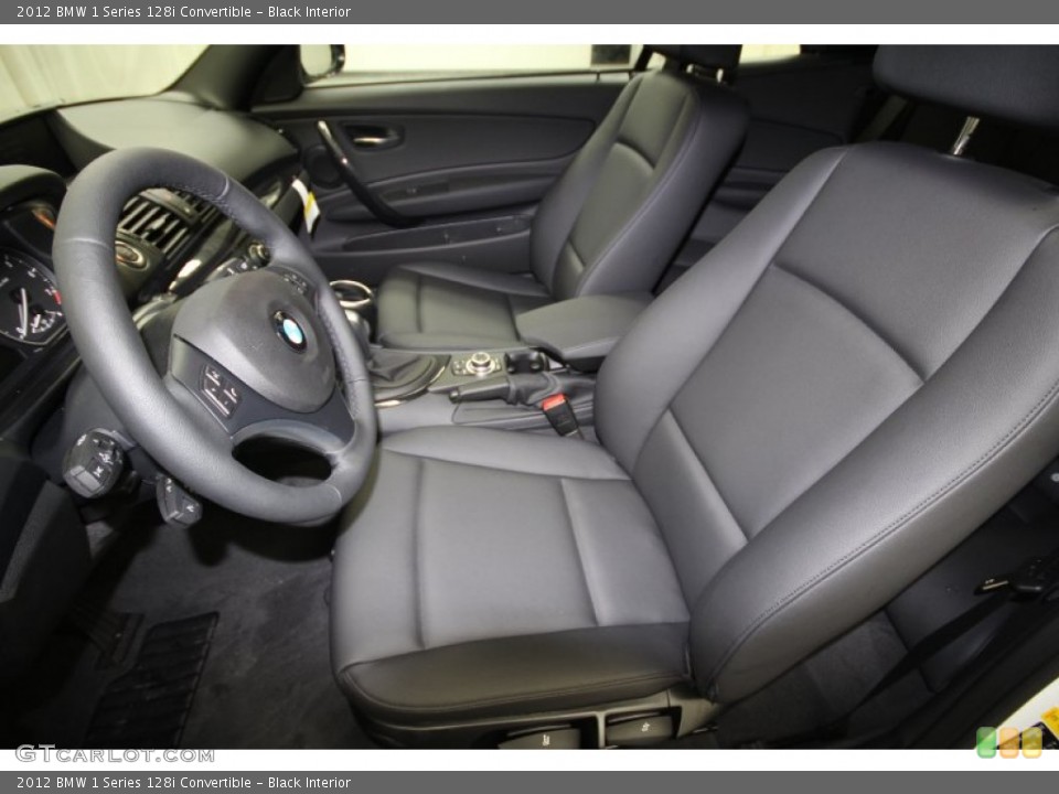 Black Interior Photo for the 2012 BMW 1 Series 128i Convertible #79156883