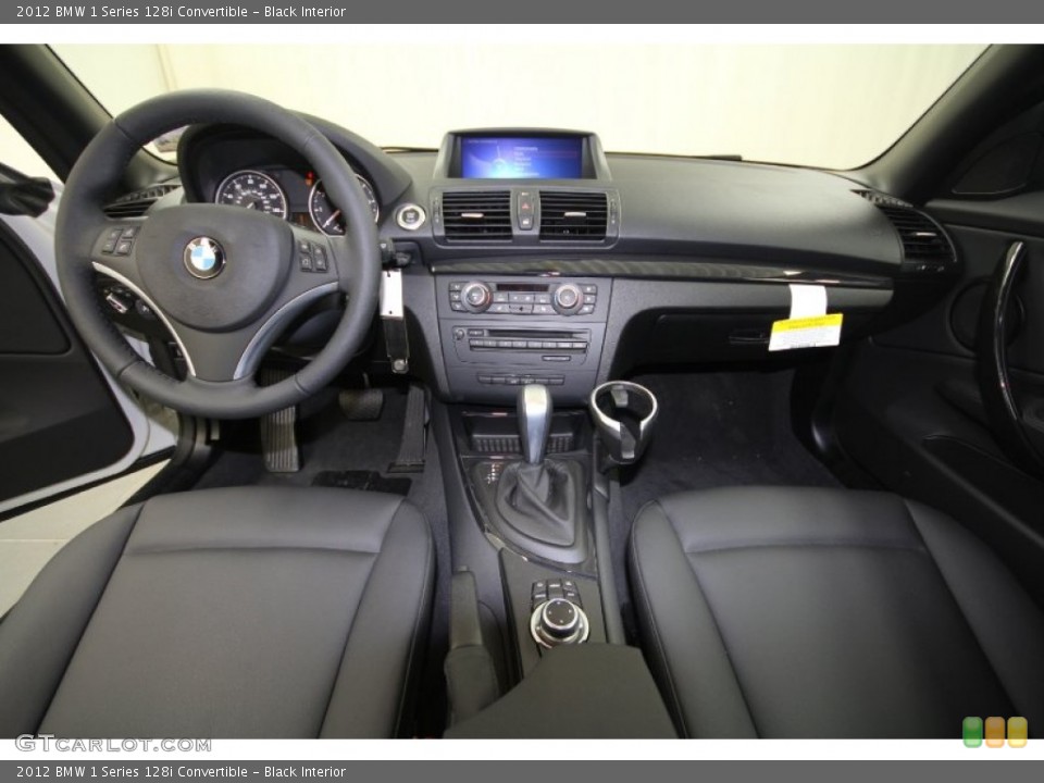 Black Interior Dashboard for the 2012 BMW 1 Series 128i Convertible #79156889