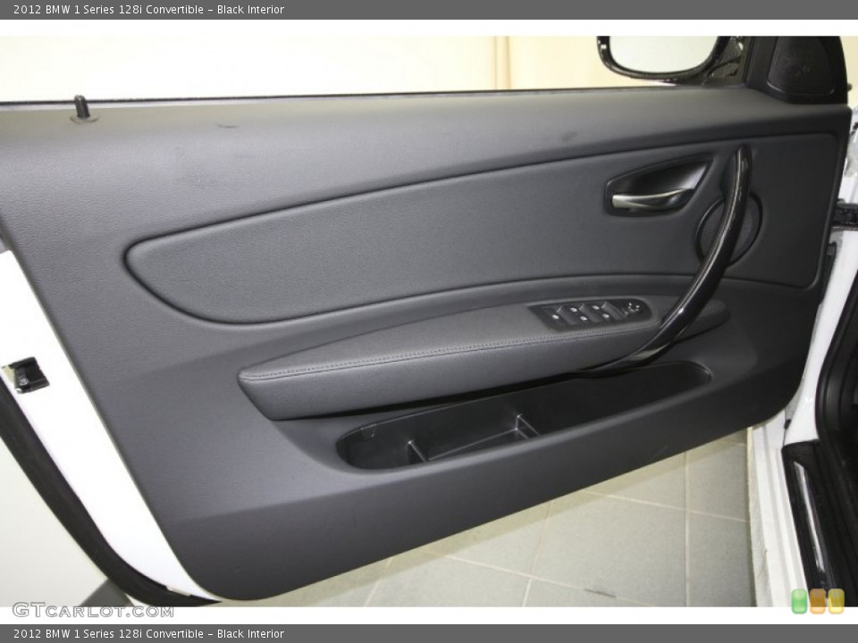 Black Interior Door Panel for the 2012 BMW 1 Series 128i Convertible #79156959