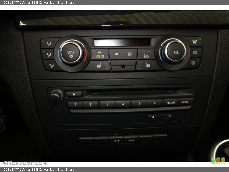 Black Interior Controls for the 2012 BMW 1 Series 128i Convertible #79156971