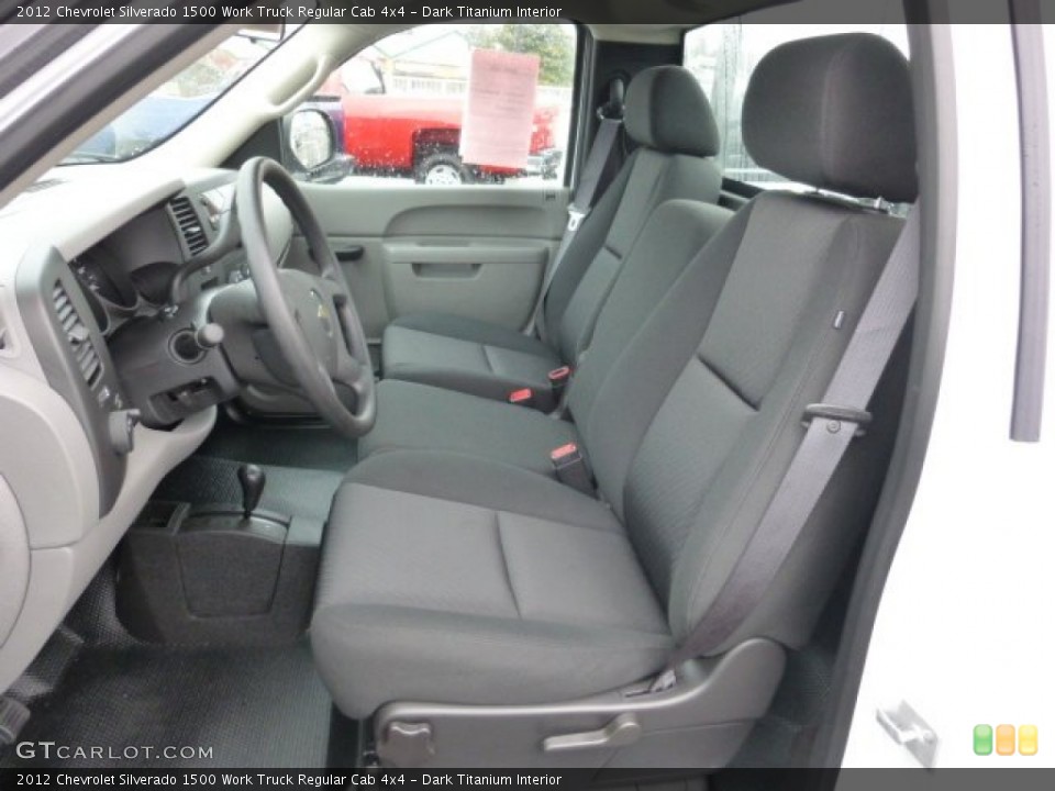 Dark Titanium Interior Photo for the 2012 Chevrolet Silverado 1500 Work Truck Regular Cab 4x4 #79157298