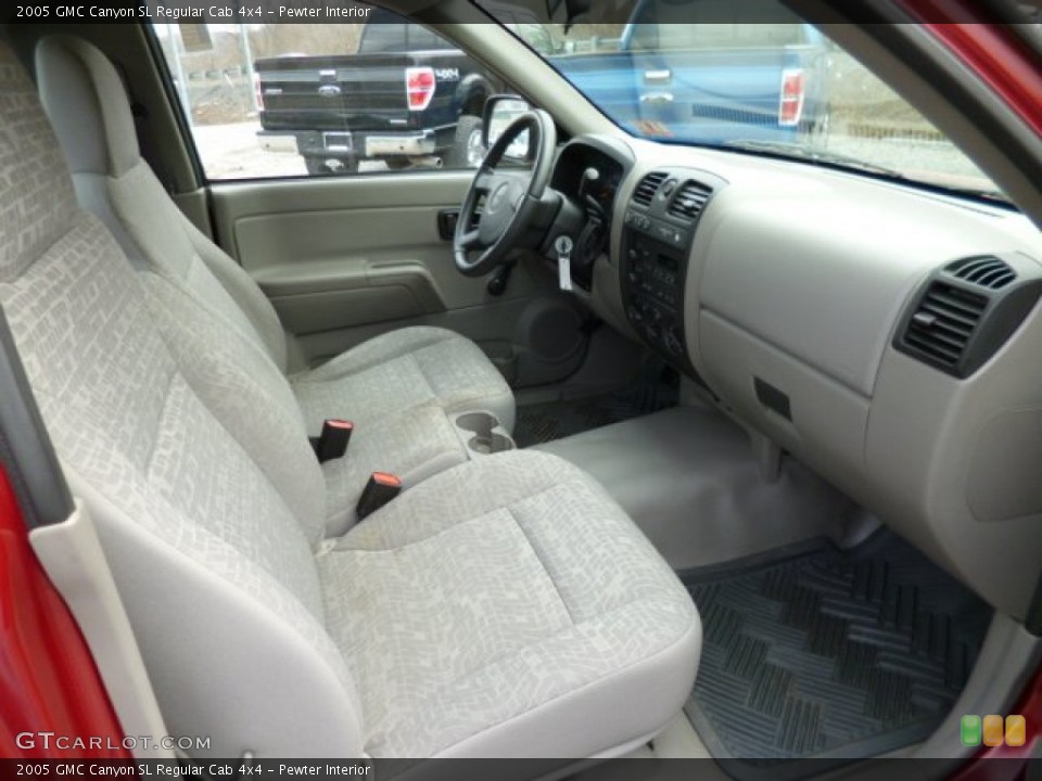 Pewter Interior Photo for the 2005 GMC Canyon SL Regular Cab 4x4 #79159370