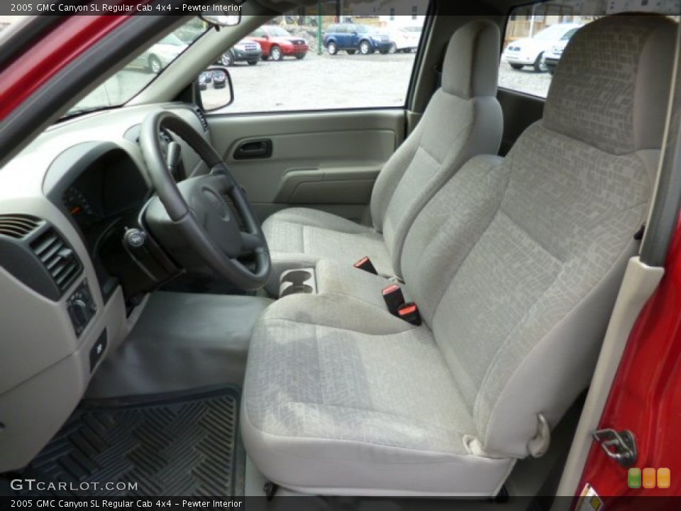 Pewter Interior Front Seat for the 2005 GMC Canyon SL Regular Cab 4x4 #79159391