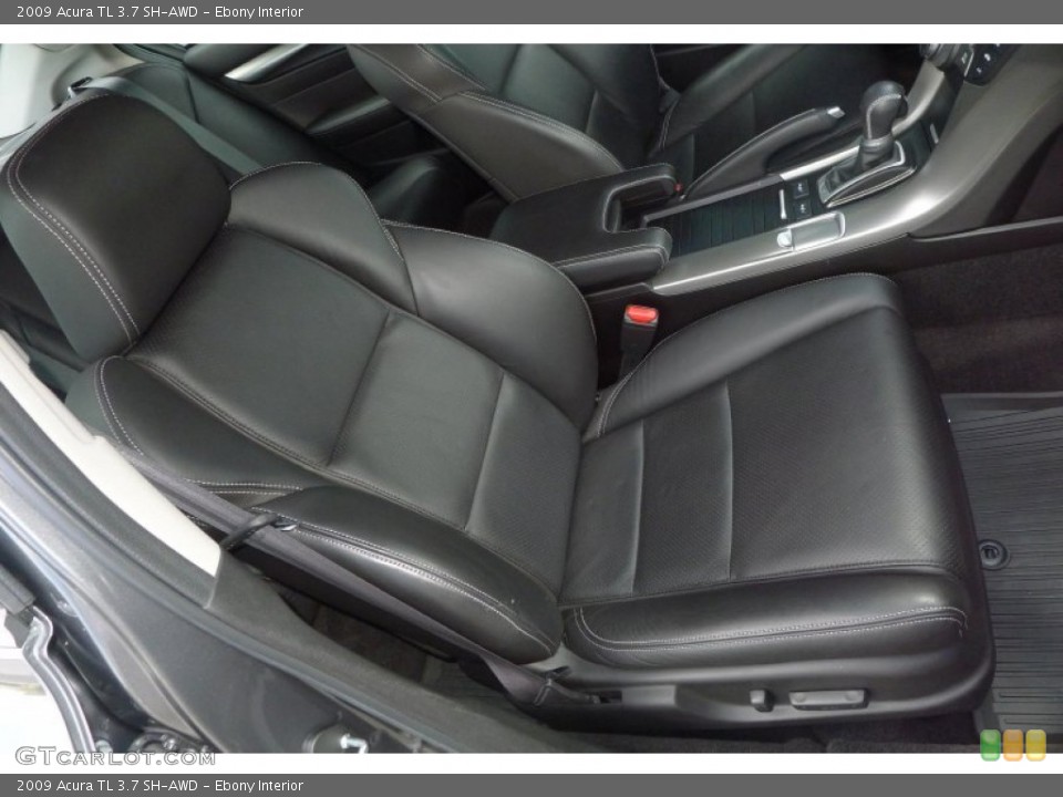 Ebony Interior Front Seat for the 2009 Acura TL 3.7 SH-AWD #79160096