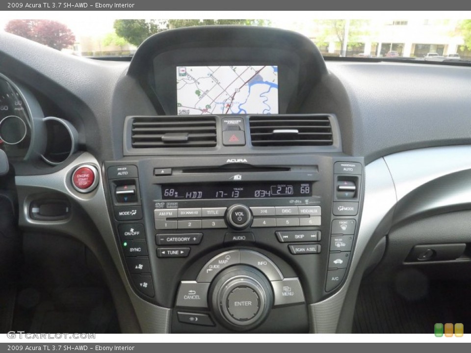 Ebony Interior Controls for the 2009 Acura TL 3.7 SH-AWD #79160162