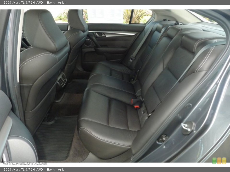 Ebony Interior Rear Seat for the 2009 Acura TL 3.7 SH-AWD #79160276