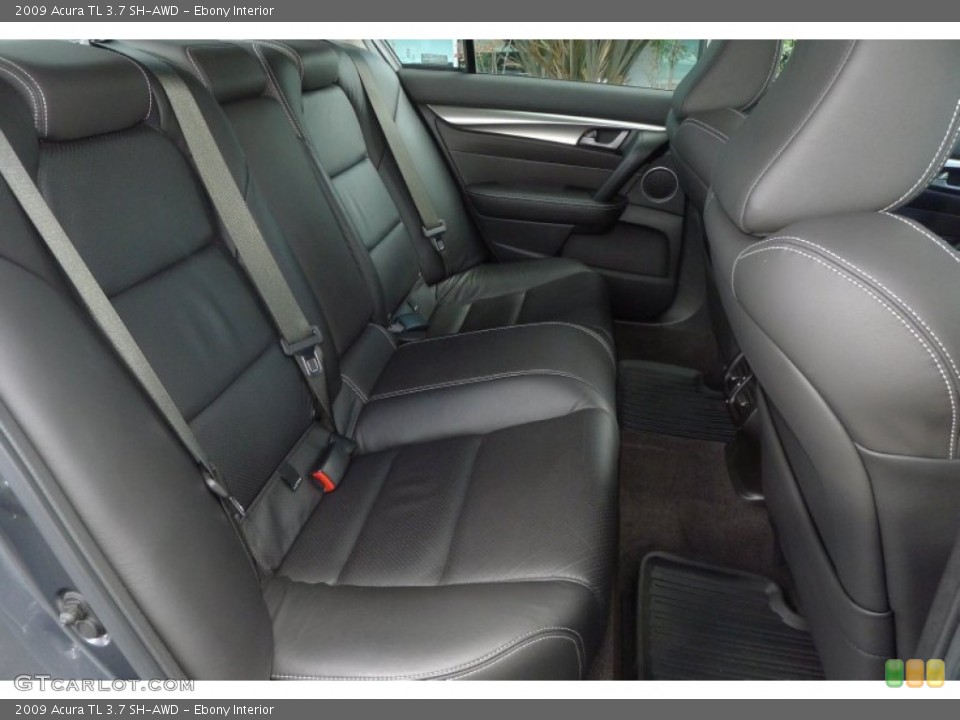 Ebony Interior Rear Seat for the 2009 Acura TL 3.7 SH-AWD #79160298