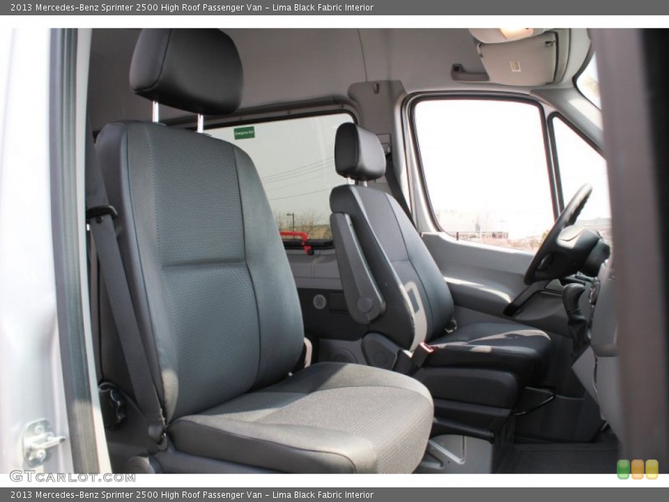 Lima Black Fabric Interior Photo for the 2013 Mercedes-Benz Sprinter 2500 High Roof Passenger Van #79160376