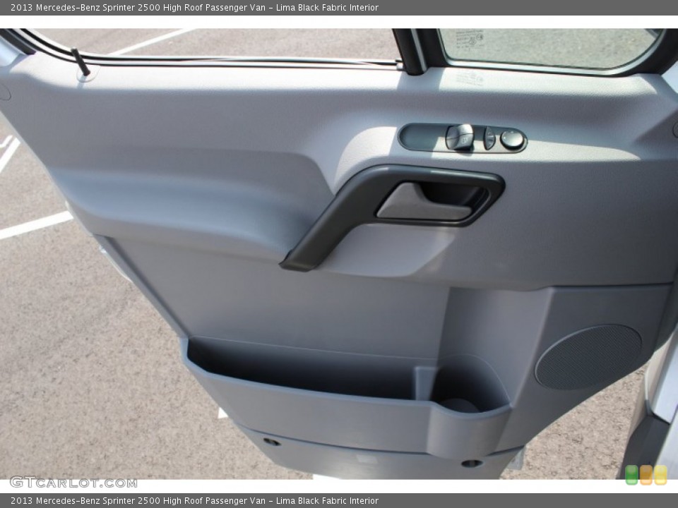 Lima Black Fabric Interior Door Panel for the 2013 Mercedes-Benz Sprinter 2500 High Roof Passenger Van #79160400