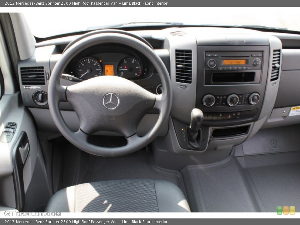 Lima Black Fabric Interior Dashboard for the 2013 Mercedes-Benz Sprinter 2500 High Roof Passenger Van #79160459