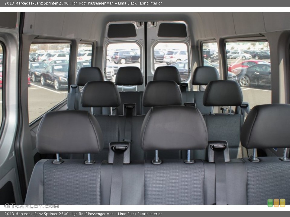 Lima Black Fabric Interior Rear Seat for the 2013 Mercedes-Benz Sprinter 2500 High Roof Passenger Van #79160495