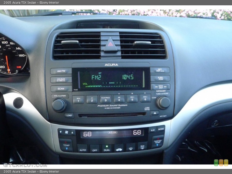 Ebony Interior Controls for the 2005 Acura TSX Sedan #79160771