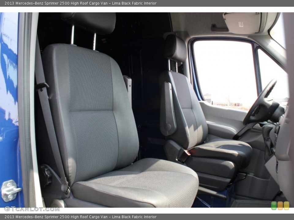Lima Black Fabric Interior Front Seat for the 2013 Mercedes-Benz Sprinter 2500 High Roof Cargo Van #79160802