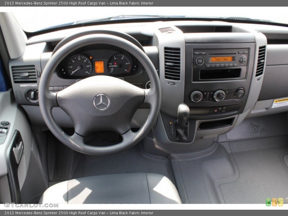 Lima Black Fabric Interior Dashboard for the 2013 Mercedes-Benz Sprinter 2500 High Roof Cargo Van #79160878