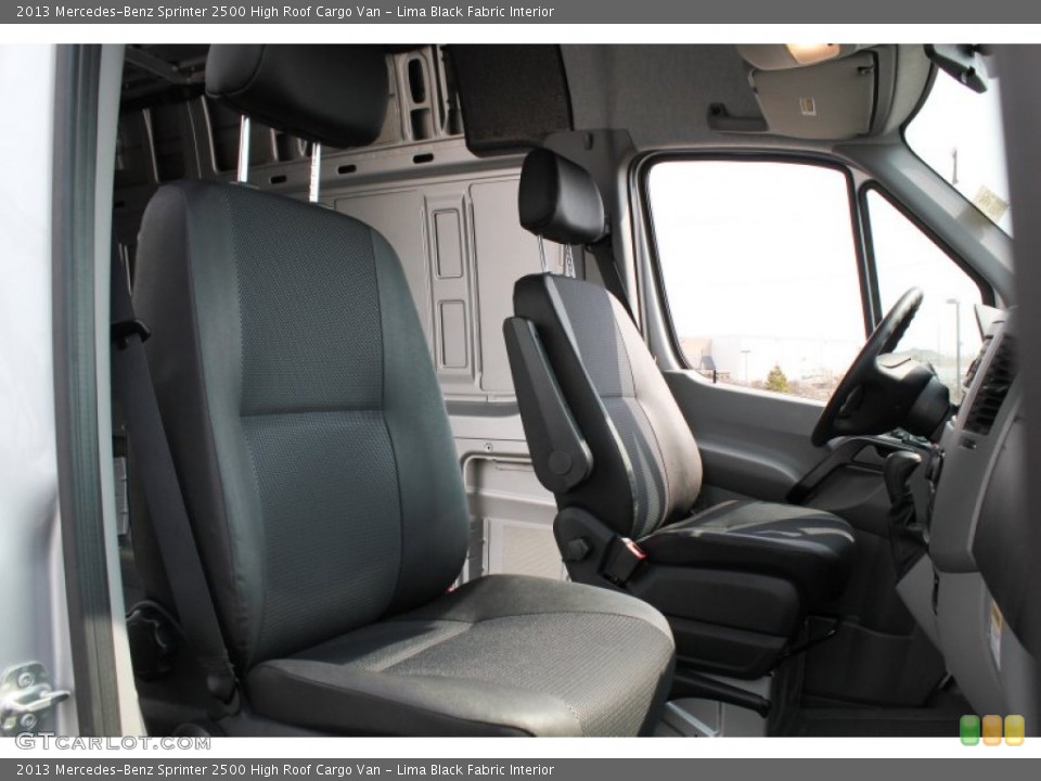 Lima Black Fabric Interior Front Seat for the 2013 Mercedes-Benz Sprinter 2500 High Roof Cargo Van #79161576