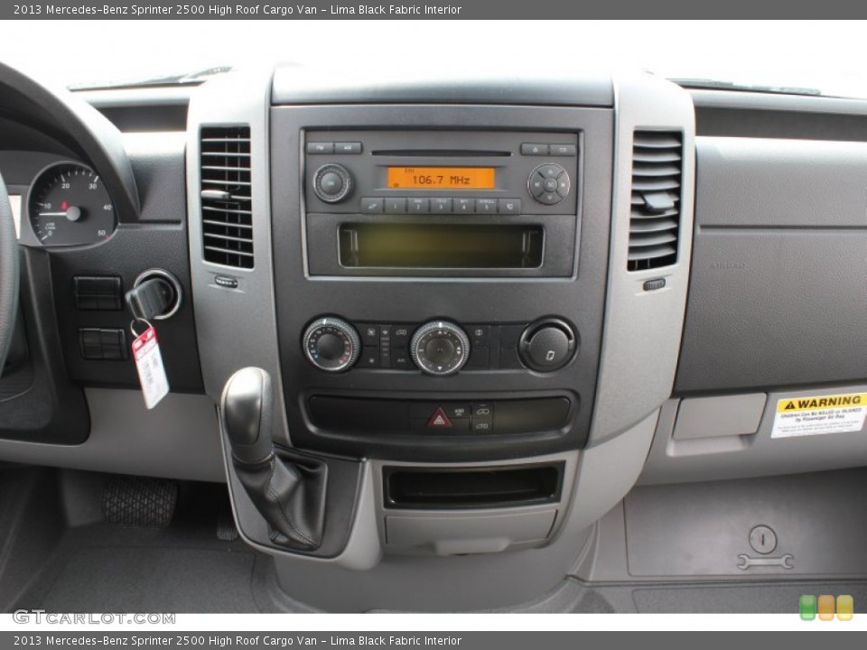 Lima Black Fabric Interior Controls for the 2013 Mercedes-Benz Sprinter 2500 High Roof Cargo Van #79161632