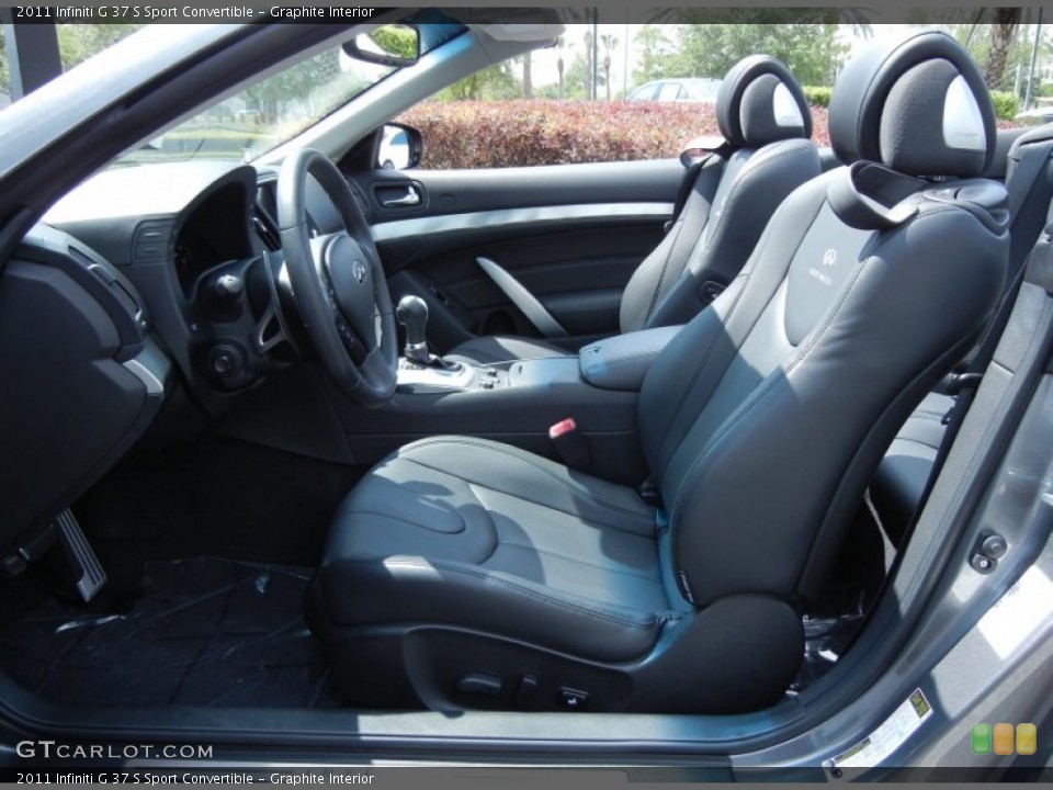 Graphite Interior Photo for the 2011 Infiniti G 37 S Sport Convertible #79161842