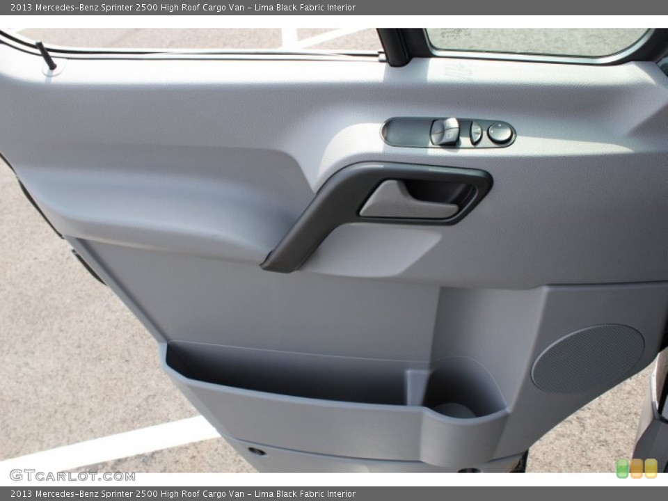 Lima Black Fabric Interior Door Panel for the 2013 Mercedes-Benz Sprinter 2500 High Roof Cargo Van #79161959