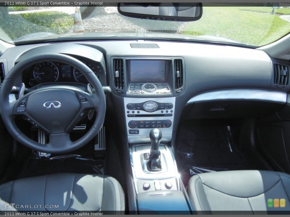 Graphite Interior Dashboard for the 2011 Infiniti G 37 S Sport Convertible #79161967